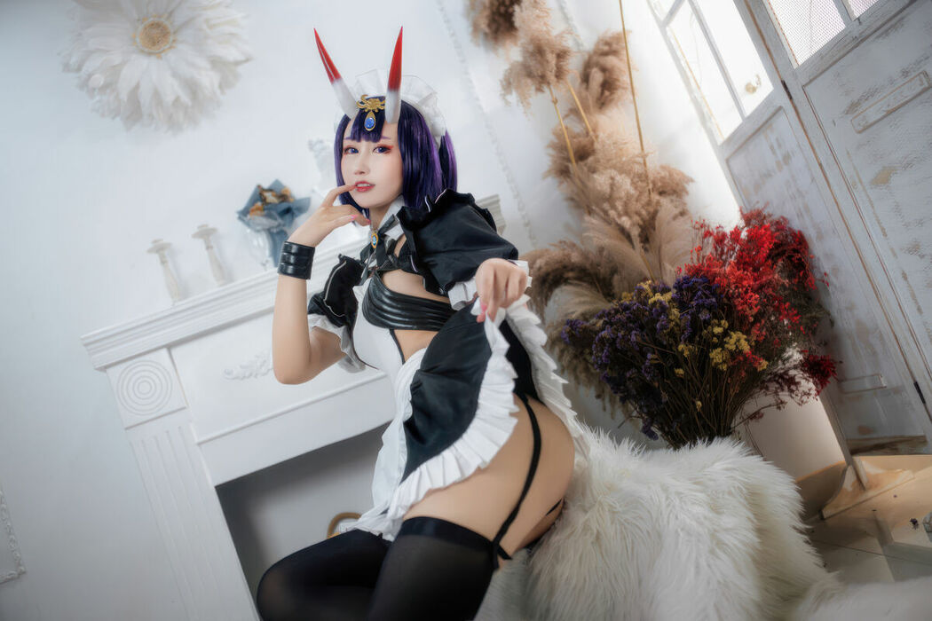 Coser@羽生三未 – FGO-酒吞童子女仆 (21P)