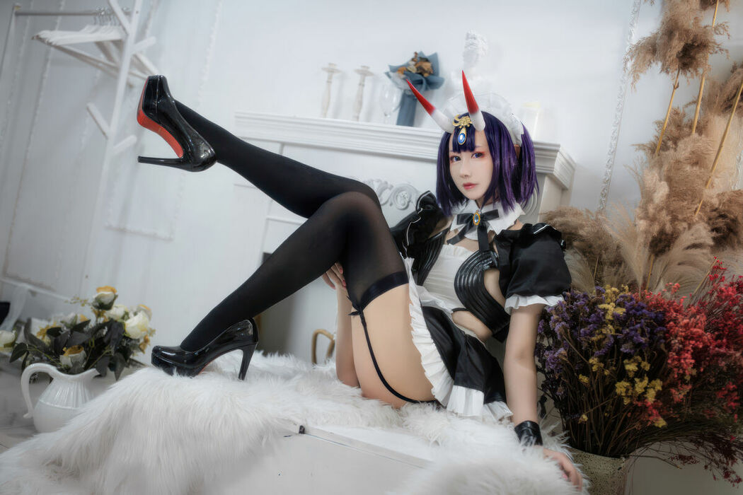 Coser@羽生三未 – FGO-酒吞童子女仆 (21P)