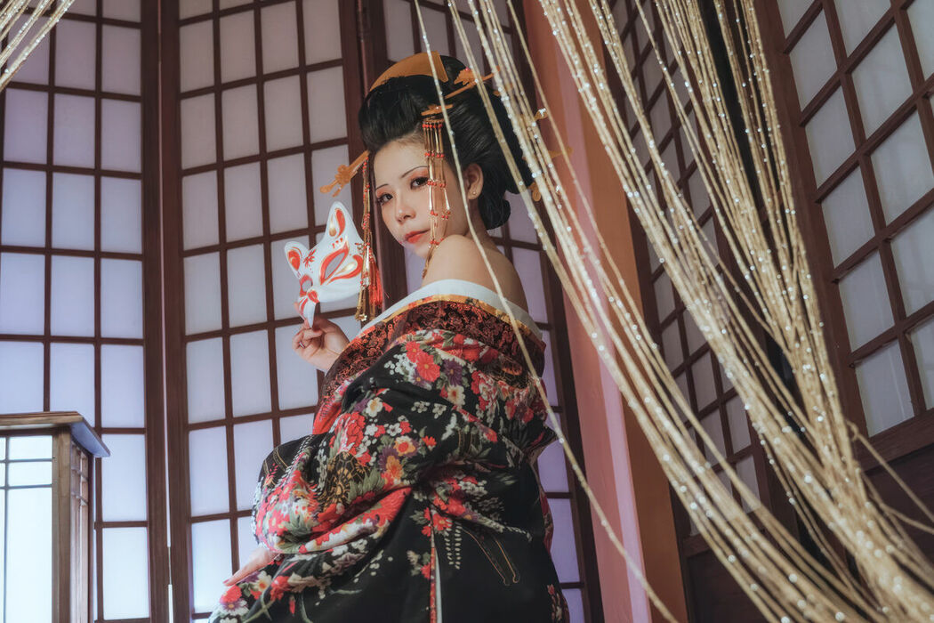Coser@无颜小天使wy – 花魁 (16P)