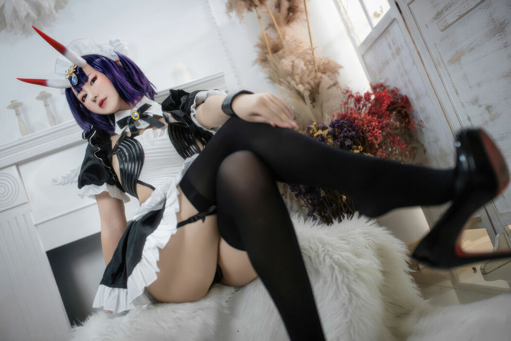Coser@羽生三未 – FGO-酒吞童子女仆 (21P)