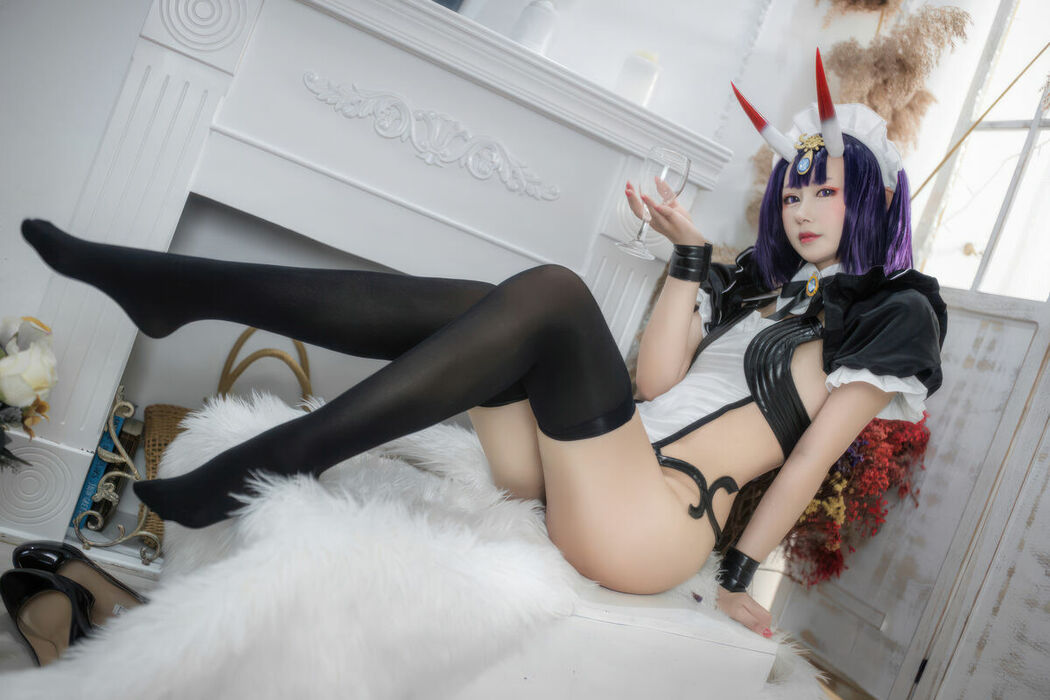 Coser@羽生三未 – FGO-酒吞童子女仆 (21P)
