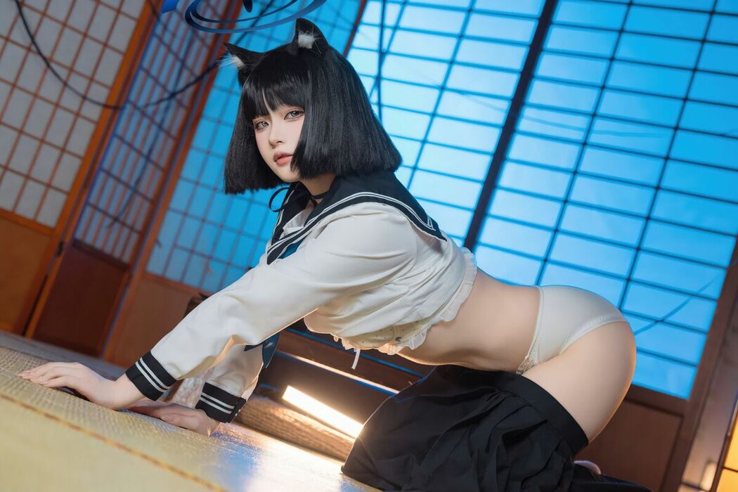 Coser@屿鱼 – 蔚蓝档案 桐生桔梗 (54P)