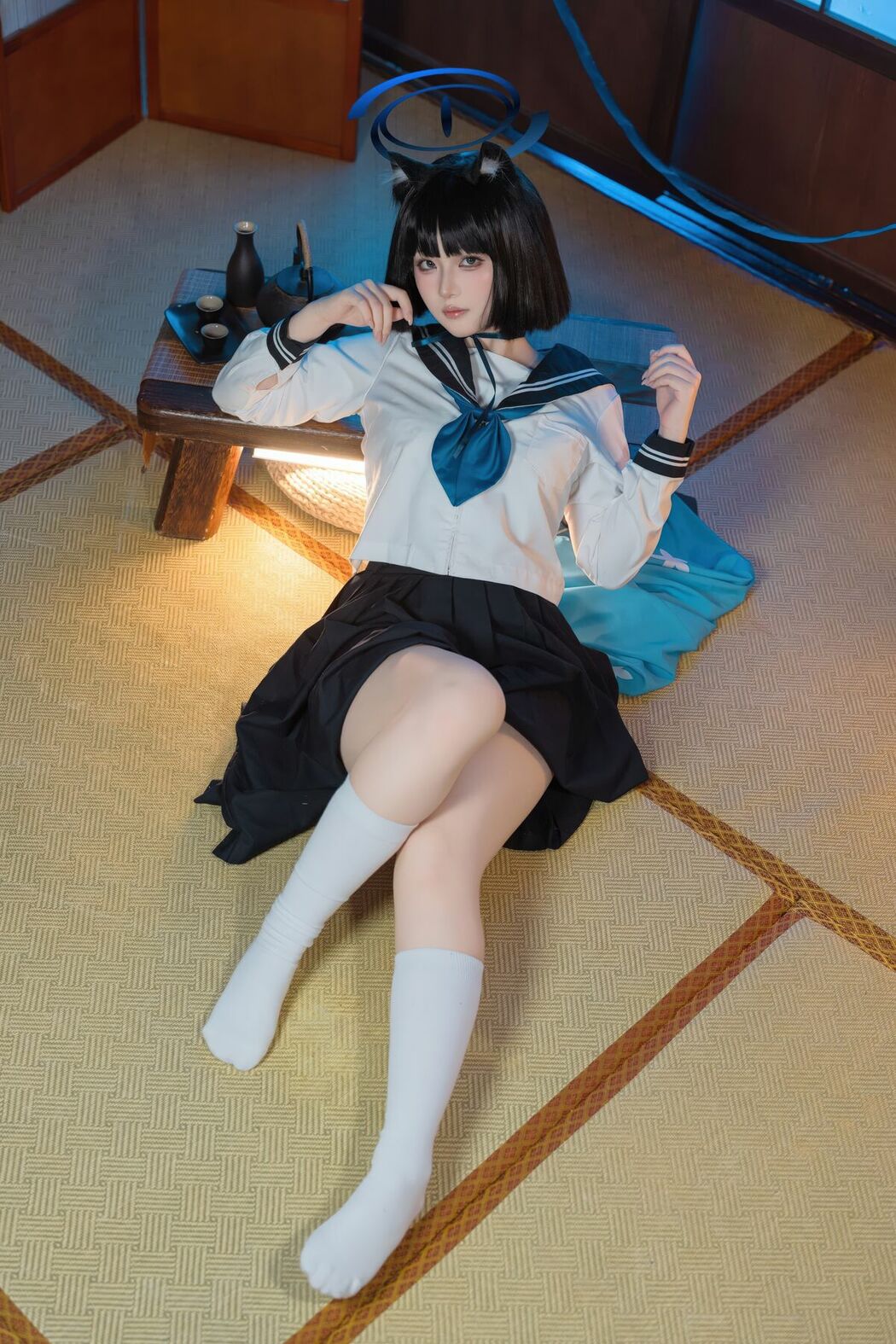 Coser@屿鱼 – 蔚蓝档案 桐生桔梗 (54P)