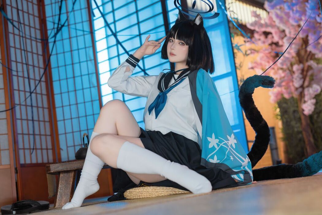 Coser@屿鱼 – 蔚蓝档案 桐生桔梗 (54P)