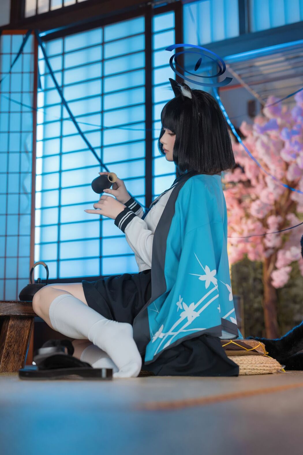 Coser@屿鱼 – 蔚蓝档案 桐生桔梗 (54P)