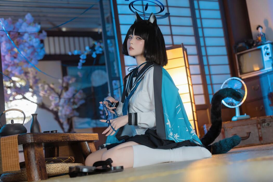 Coser@屿鱼 – 蔚蓝档案 桐生桔梗 (54P)