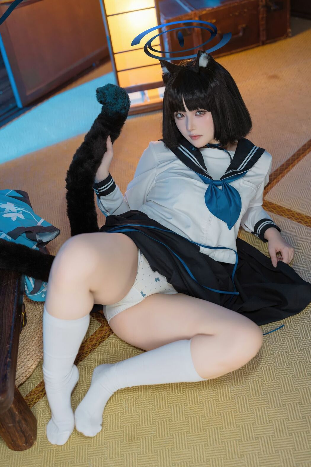 Coser@屿鱼 – 蔚蓝档案 桐生桔梗 (54P)