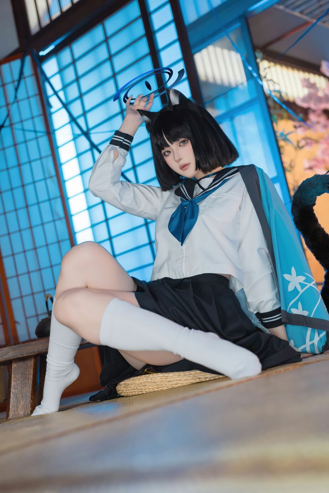 Coser@屿鱼 – 蔚蓝档案 桐生桔梗 (54P)