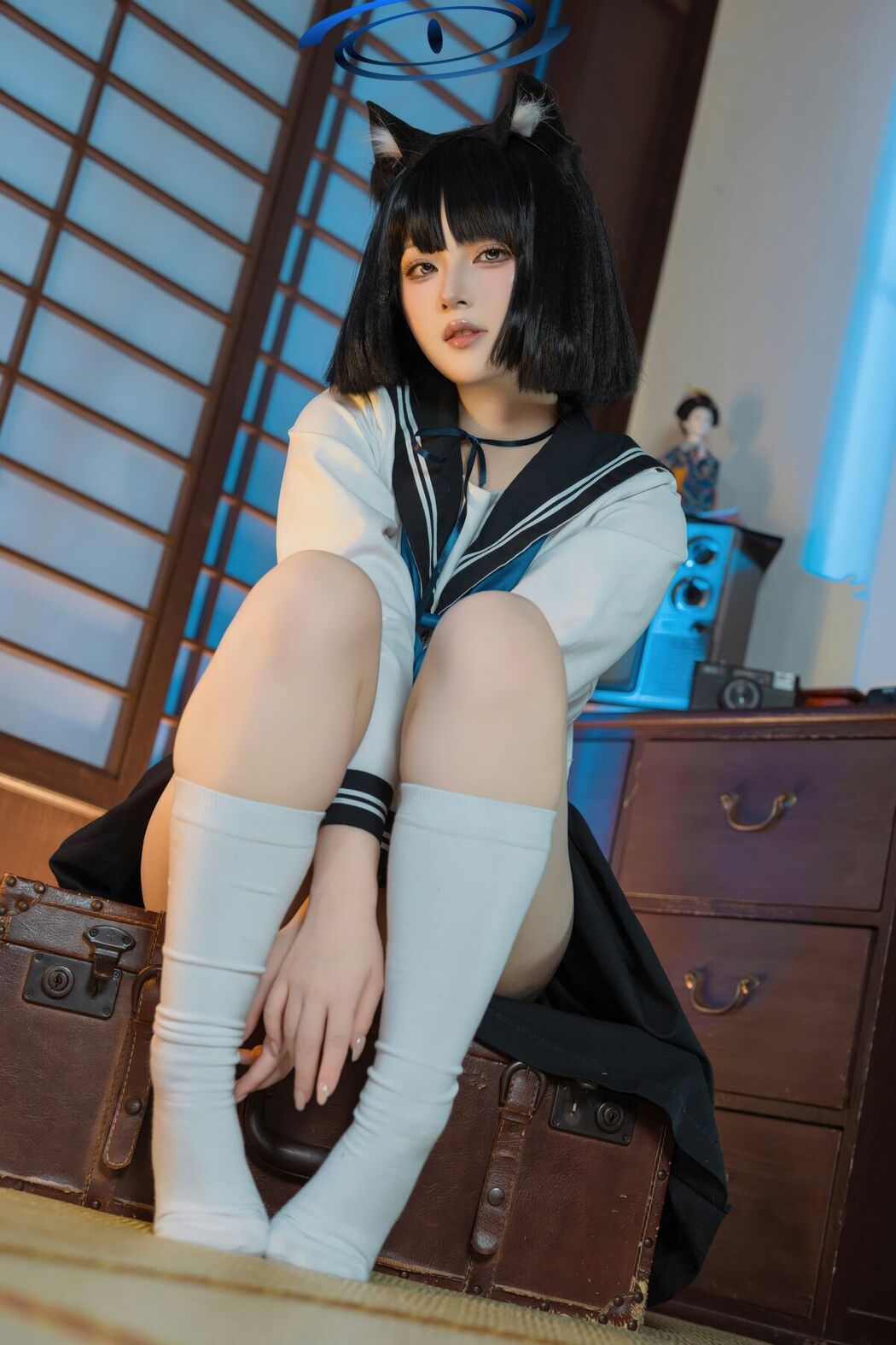 Coser@屿鱼 – 蔚蓝档案 桐生桔梗 (54P)