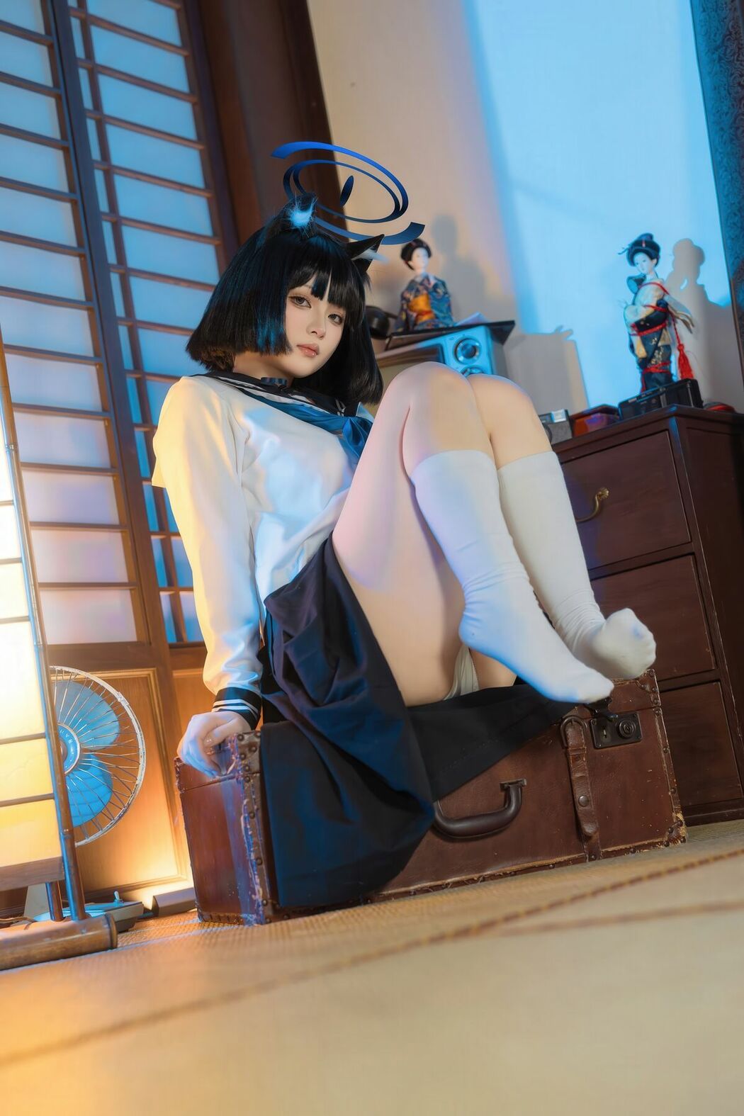 Coser@屿鱼 – 蔚蓝档案 桐生桔梗 (54P)