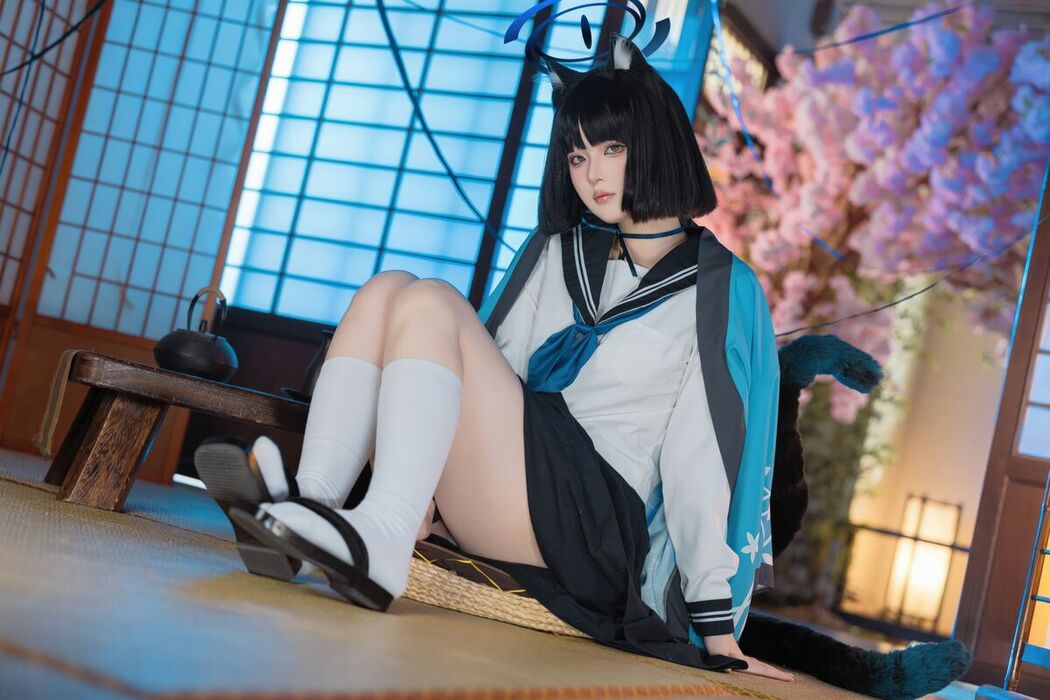 Coser@屿鱼 – 蔚蓝档案 桐生桔梗 (54P)