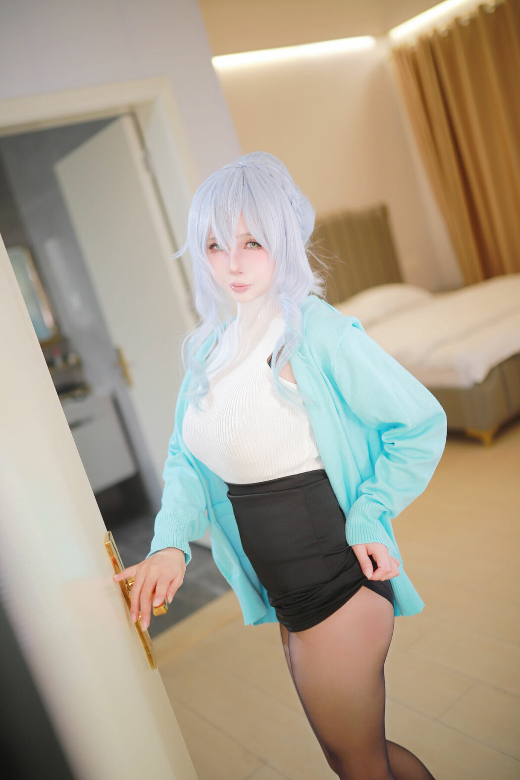 Coser@上杉绘梨落 – 深冬雪乃 (55P)