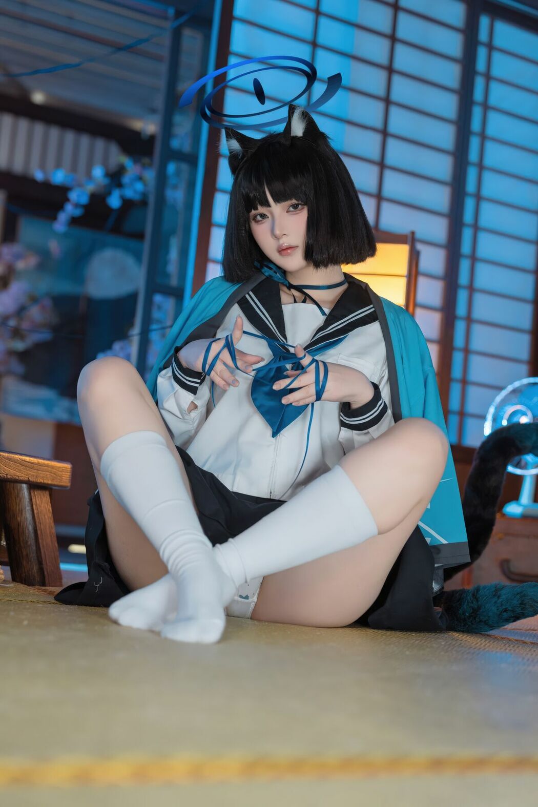 Coser@屿鱼 – 蔚蓝档案 桐生桔梗 (54P)