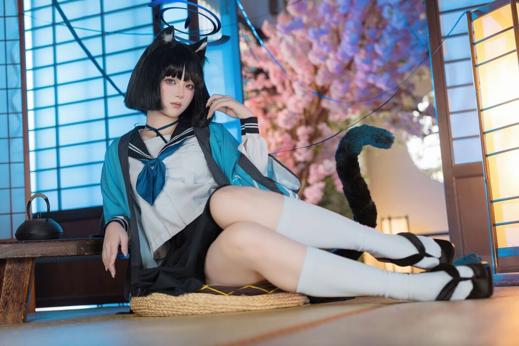 Coser@屿鱼 – 蔚蓝档案 桐生桔梗 (54P)