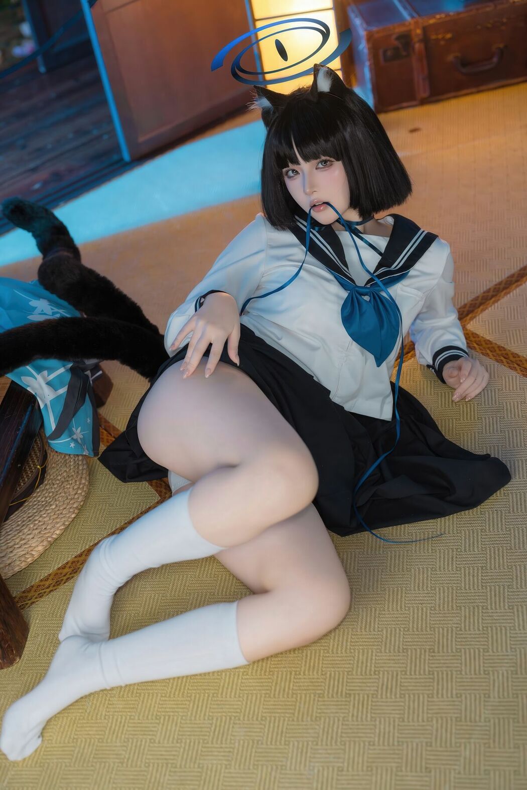 Coser@屿鱼 – 蔚蓝档案 桐生桔梗 (54P)