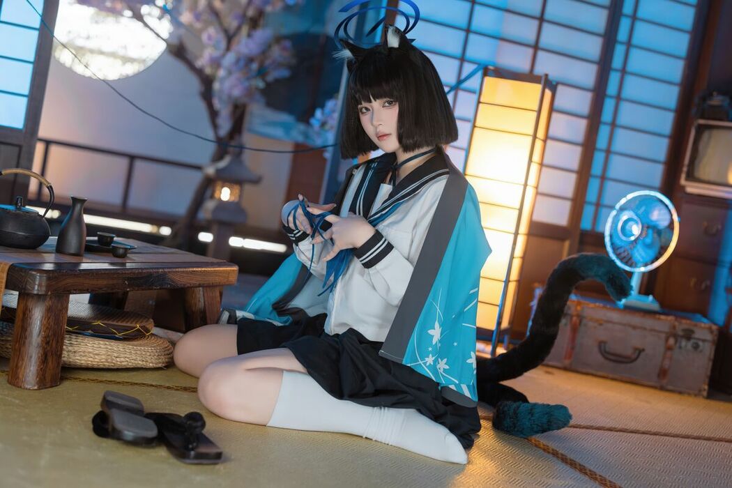 Coser@屿鱼 – 蔚蓝档案 桐生桔梗 (54P)