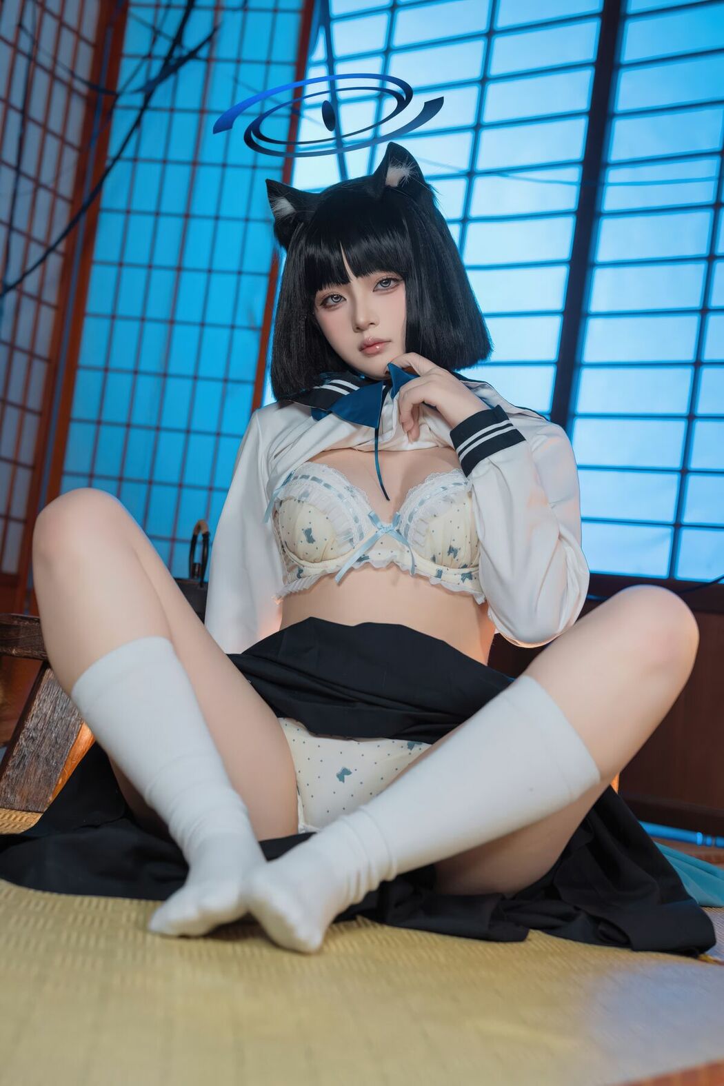 Coser@屿鱼 – 蔚蓝档案 桐生桔梗 (54P)