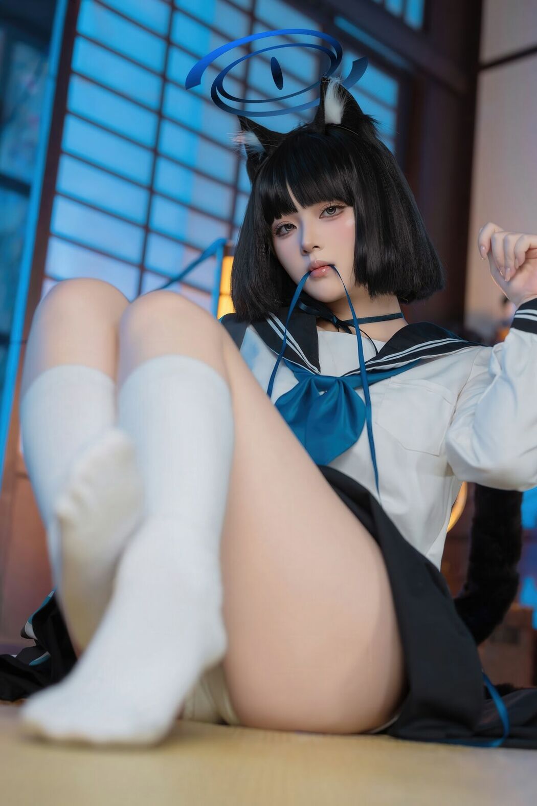 Coser@屿鱼 – 蔚蓝档案 桐生桔梗 (54P)