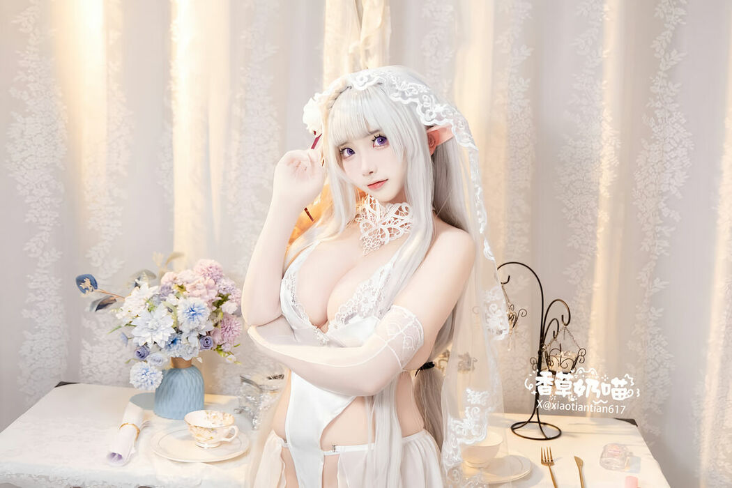 Coser@香草奶喵 – 爱蜜莉雅 情人节 Part01 (52P)