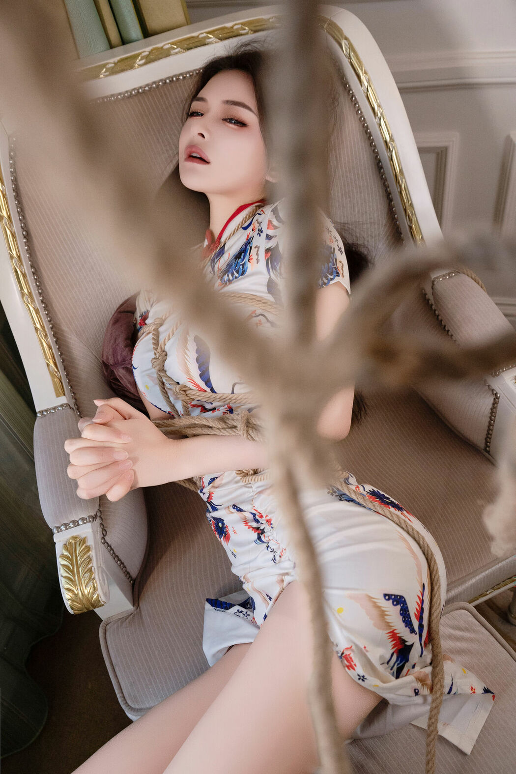 内购无水印 Can Bao 灿宝 – 秀人网模特 捆绑 Part02 (49P)