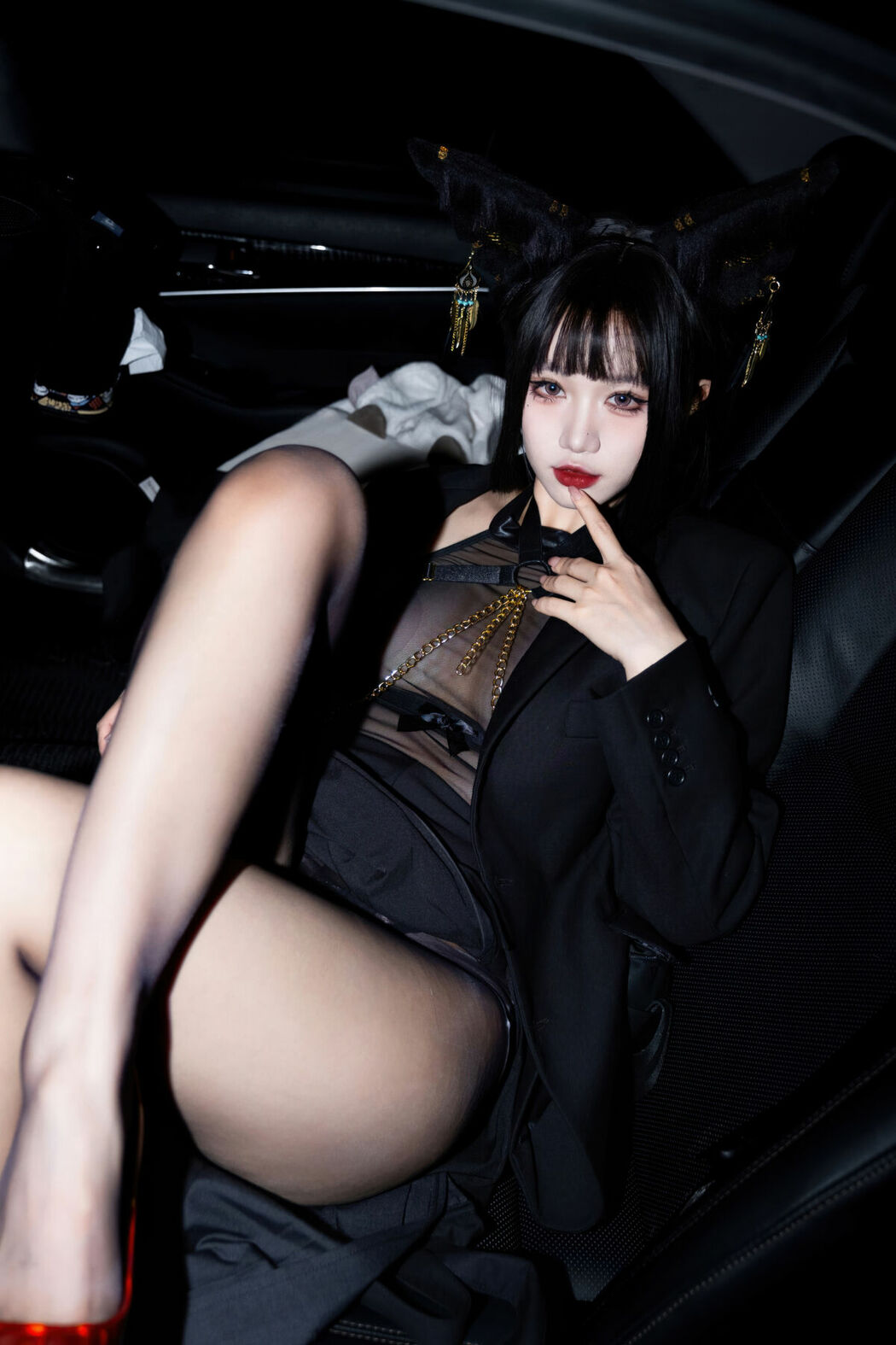 Coser@柒柒要乖哦 – 黑-阿努比斯 Part02 (57P)