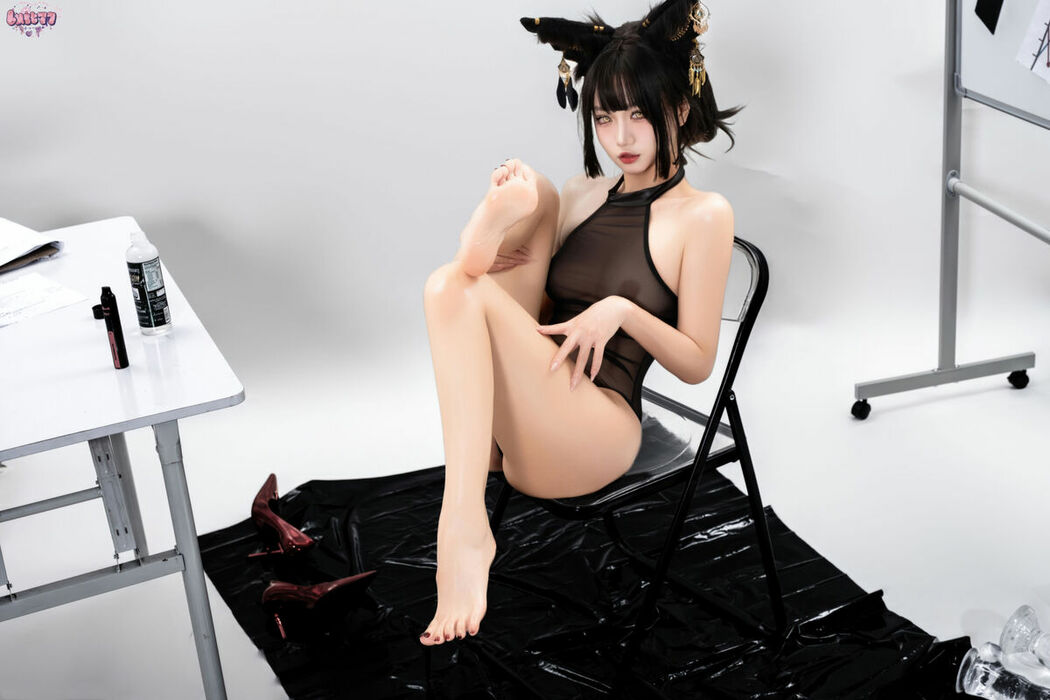 Coser@柒柒要乖哦 – 黑-阿努比斯 Part01 (57P)