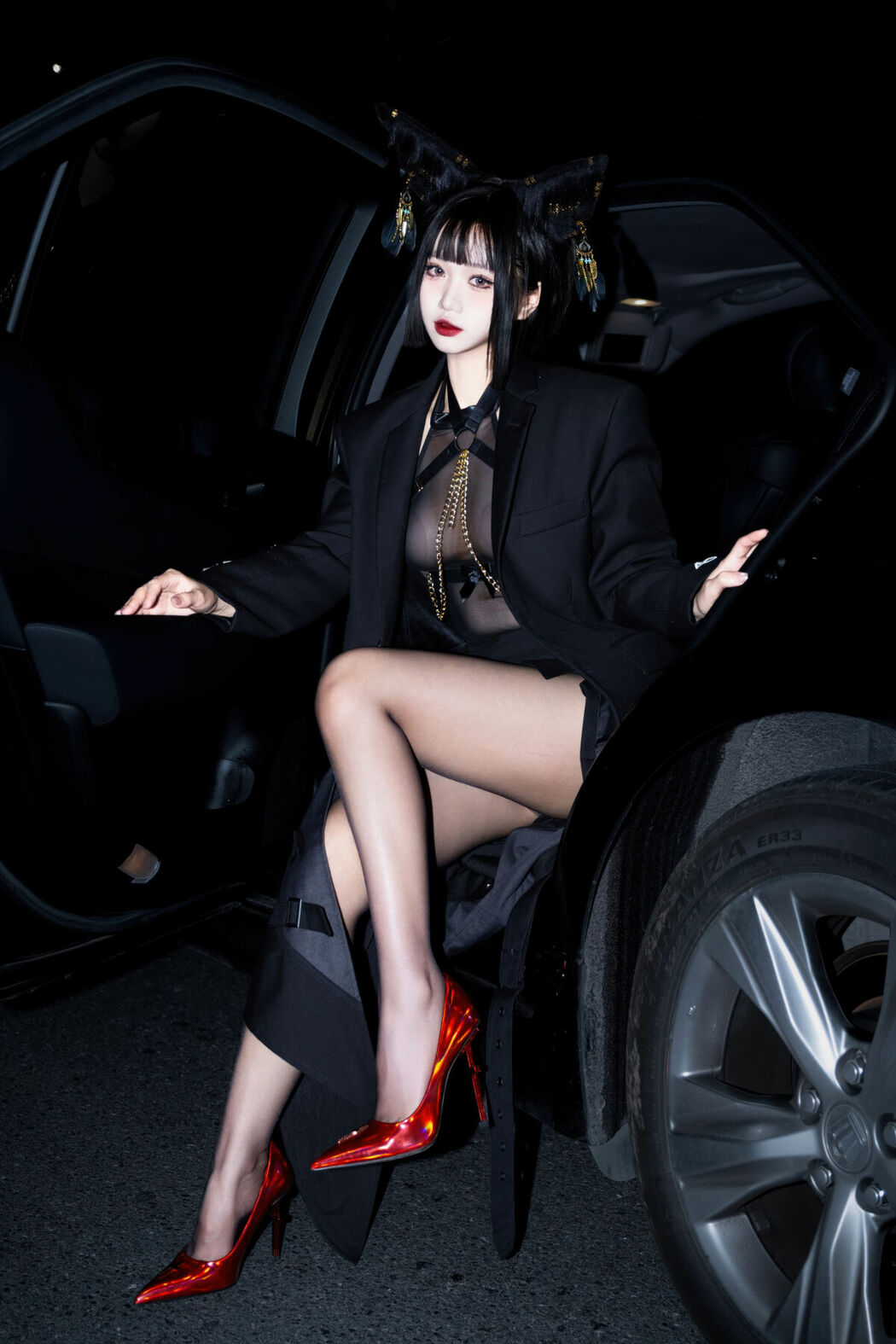 Coser@柒柒要乖哦 – 黑-阿努比斯 Part02 (57P)