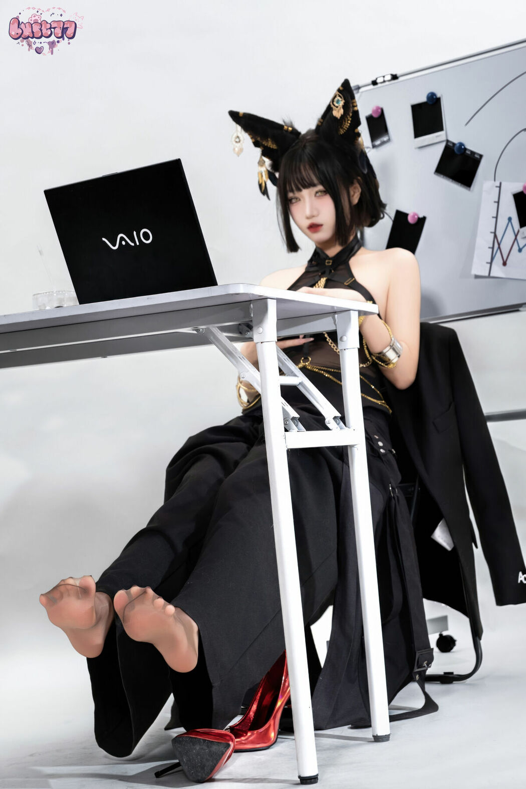 Coser@柒柒要乖哦 – 黑-阿努比斯 Part02 (57P)