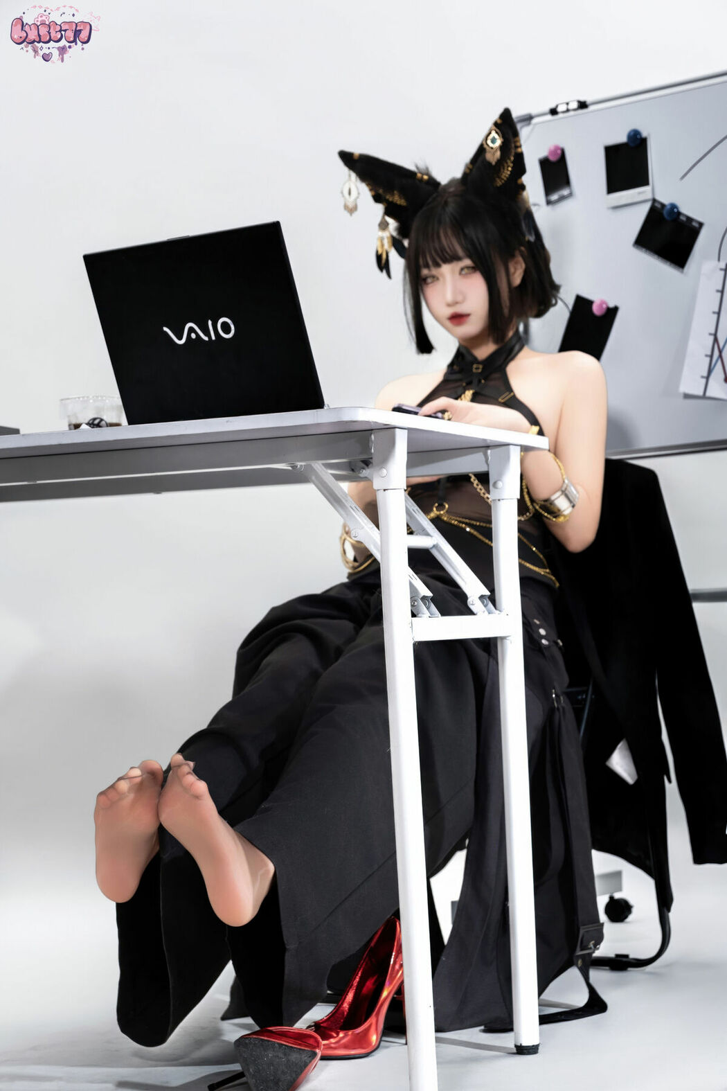 Coser@柒柒要乖哦 – 黑-阿努比斯 Part02 (57P)