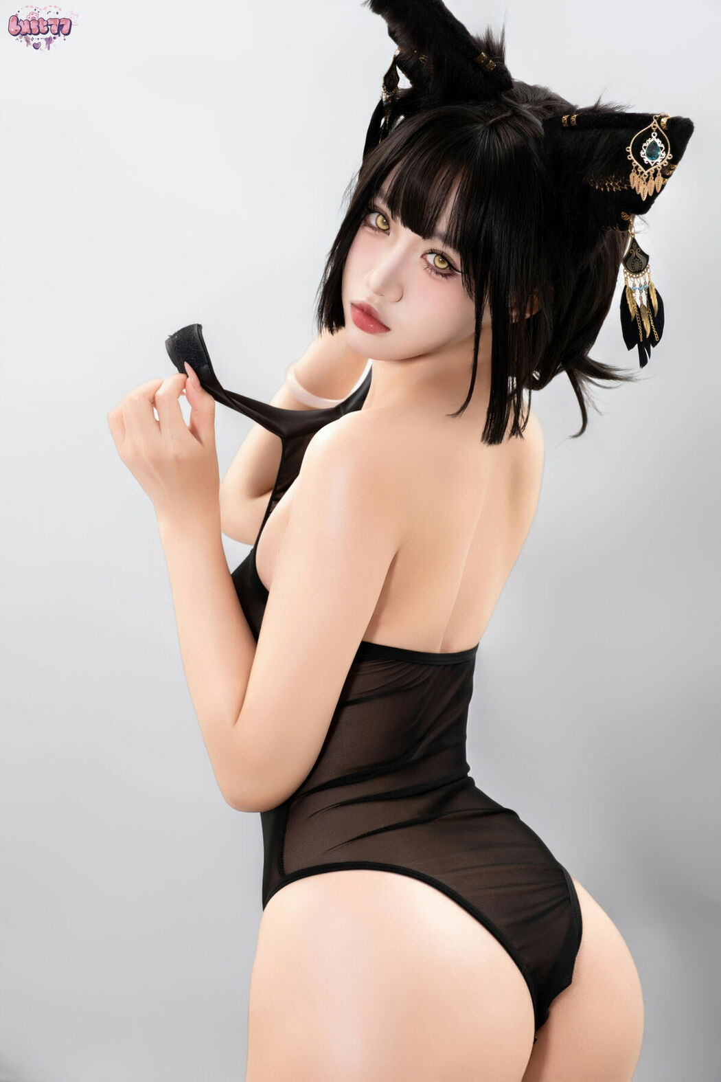 Coser@柒柒要乖哦 – 黑-阿努比斯 Part01 (57P)