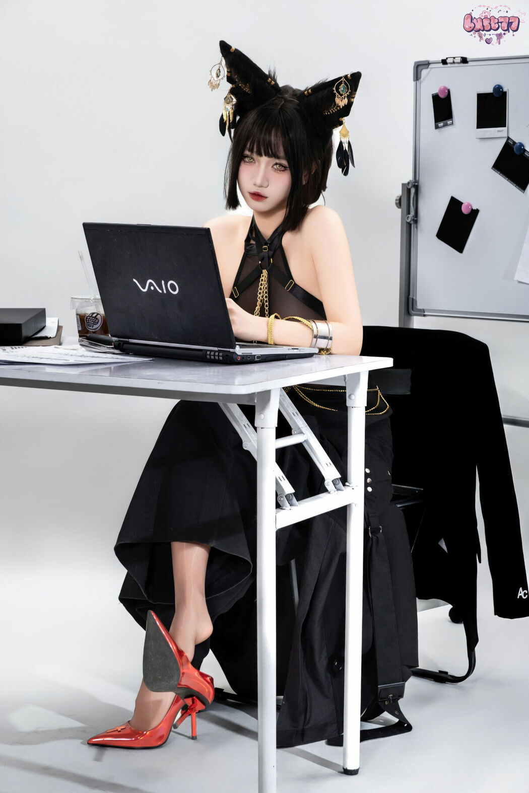 Coser@柒柒要乖哦 – 黑-阿努比斯 Part02 (57P)