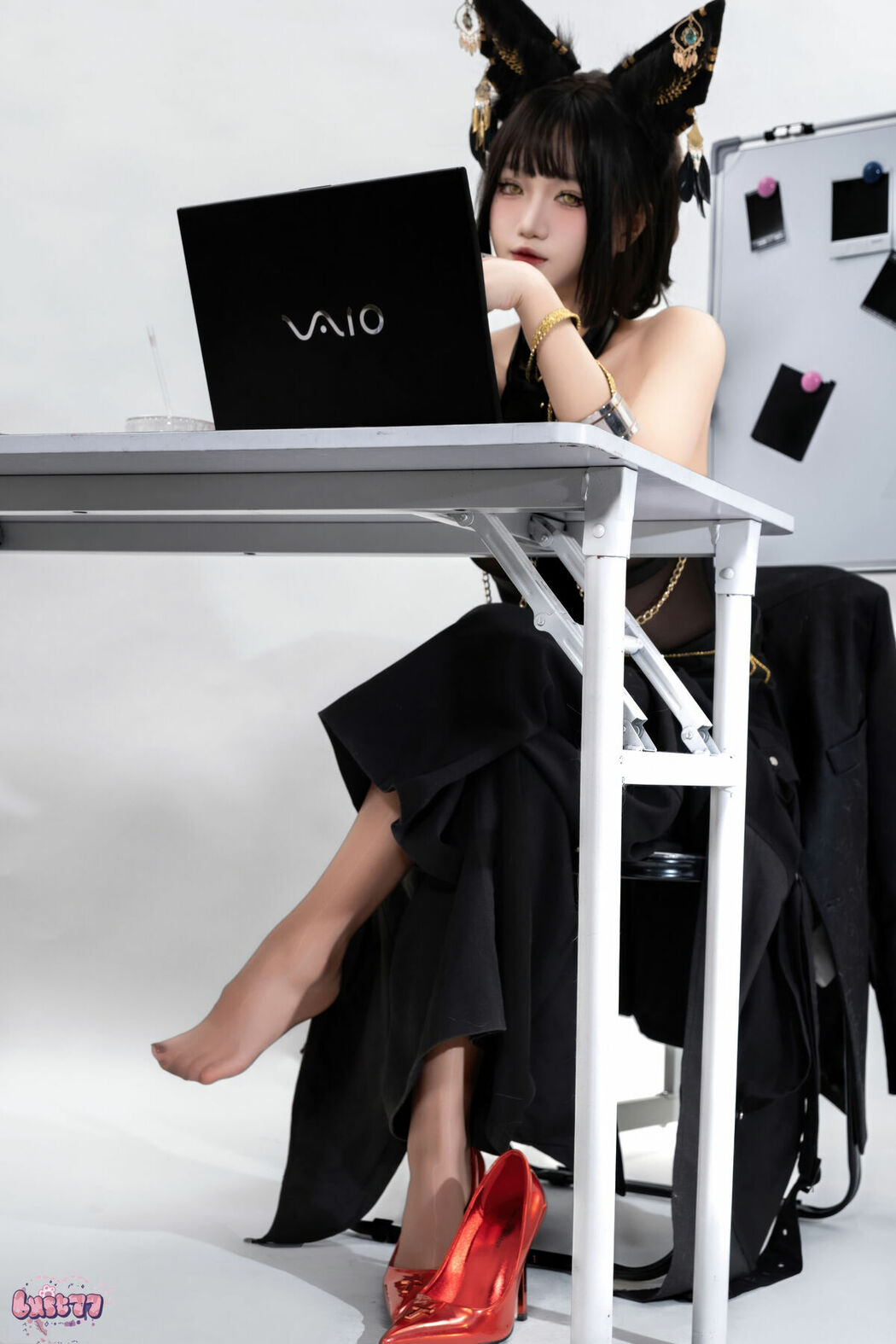 Coser@柒柒要乖哦 – 黑-阿努比斯 Part02 (57P)