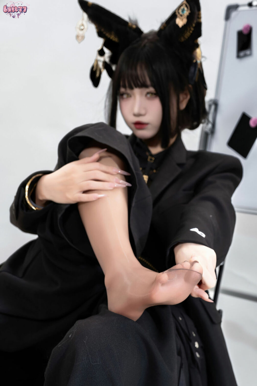 Coser@柒柒要乖哦 – 黑-阿努比斯 Part01 (57P)