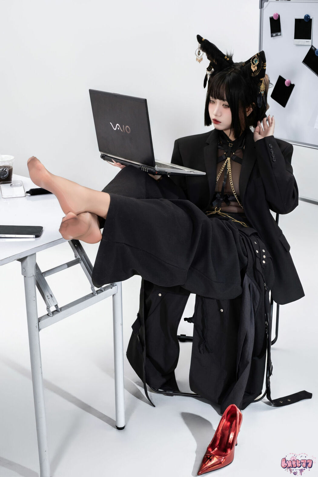 Coser@柒柒要乖哦 – 黑-阿努比斯 Part03 (57P)