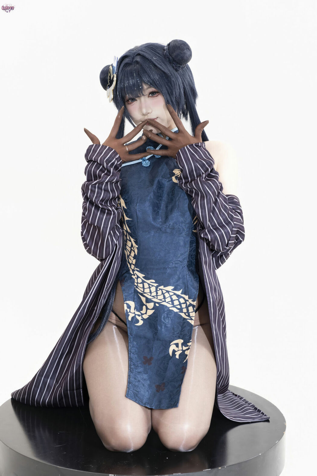 Coser@柒柒要乖哦 – 蔚蓝档案 妃咲原皮 Part01 (50P)