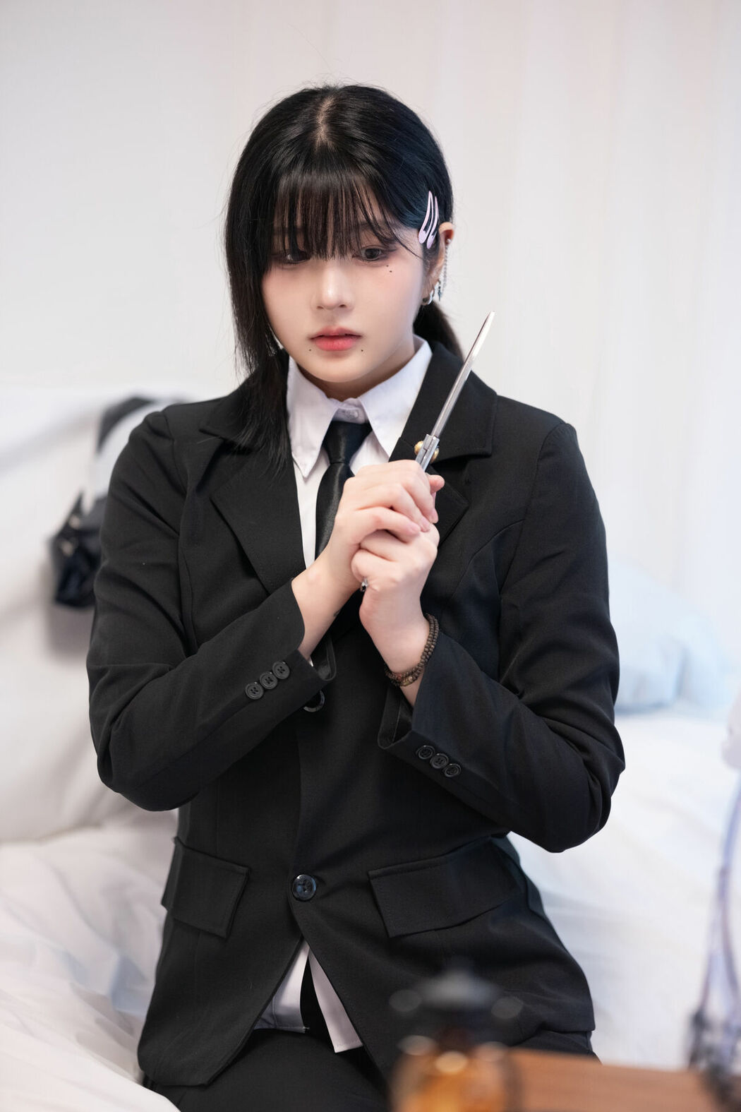 Jang Joo 장주 – Halloween 장주 할로윈 기념 체인소 맨 코베니 코스프레 (73P)