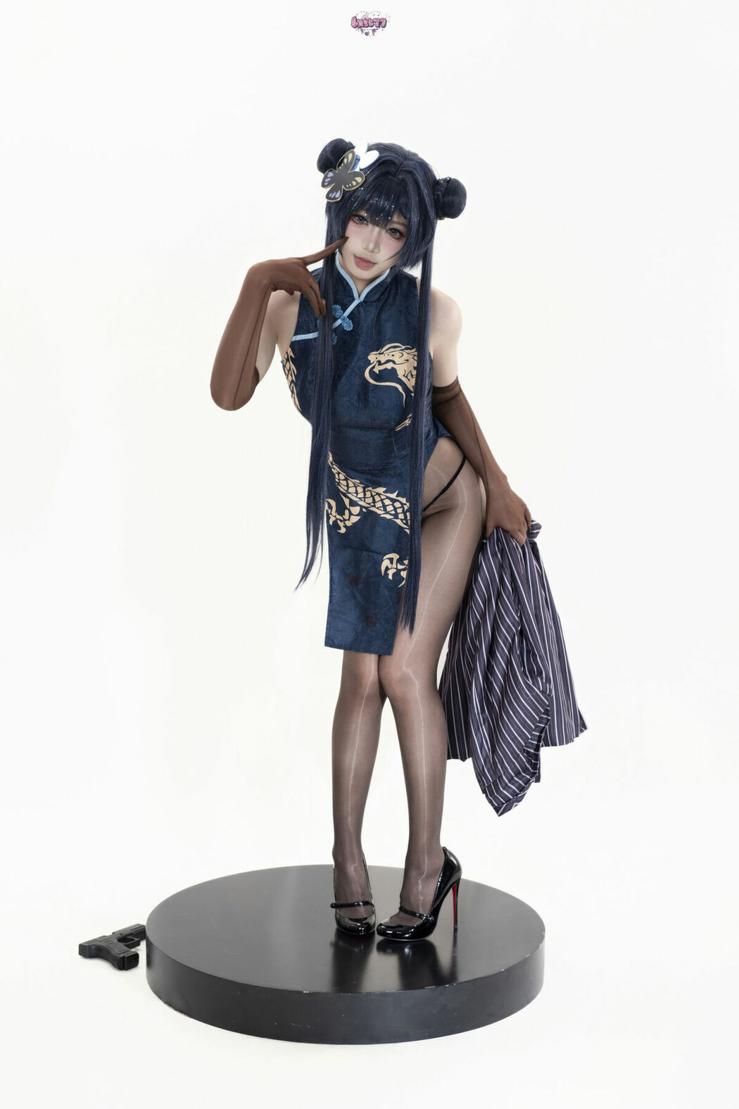 Coser@柒柒要乖哦 – 蔚蓝档案 妃咲原皮 Part01 (50P)