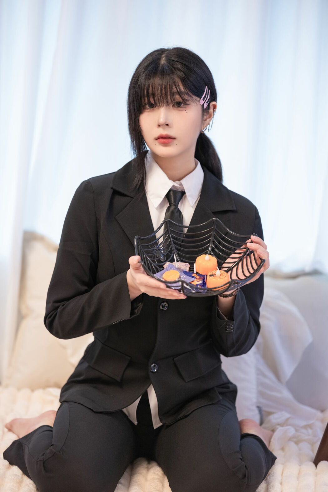 Jang Joo 장주 – Halloween 장주 할로윈 기념 체인소 맨 코베니 코스프레 (73P)