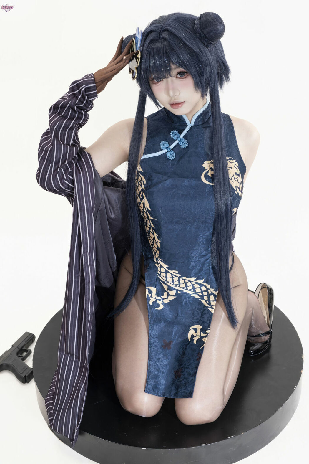 Coser@柒柒要乖哦 – 蔚蓝档案 妃咲原皮 Part01 (50P)