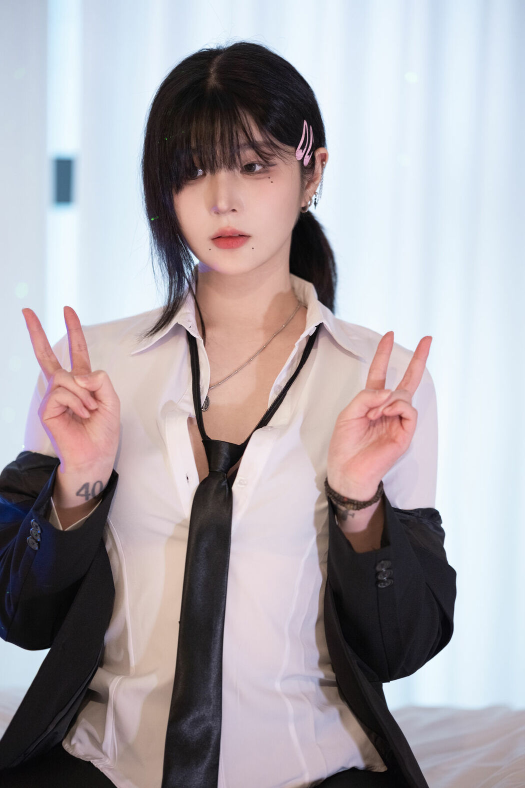 Jang Joo 장주 – Halloween 장주 할로윈 기념 체인소 맨 코베니 코스프레 (73P)