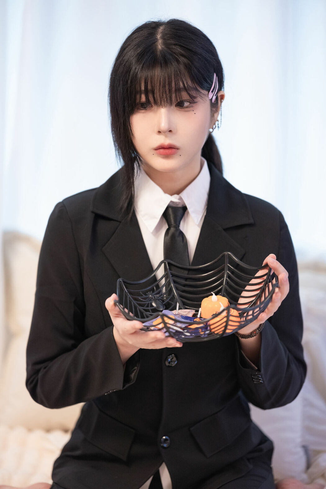 Jang Joo 장주 – Halloween 장주 할로윈 기념 체인소 맨 코베니 코스프레 (73P)