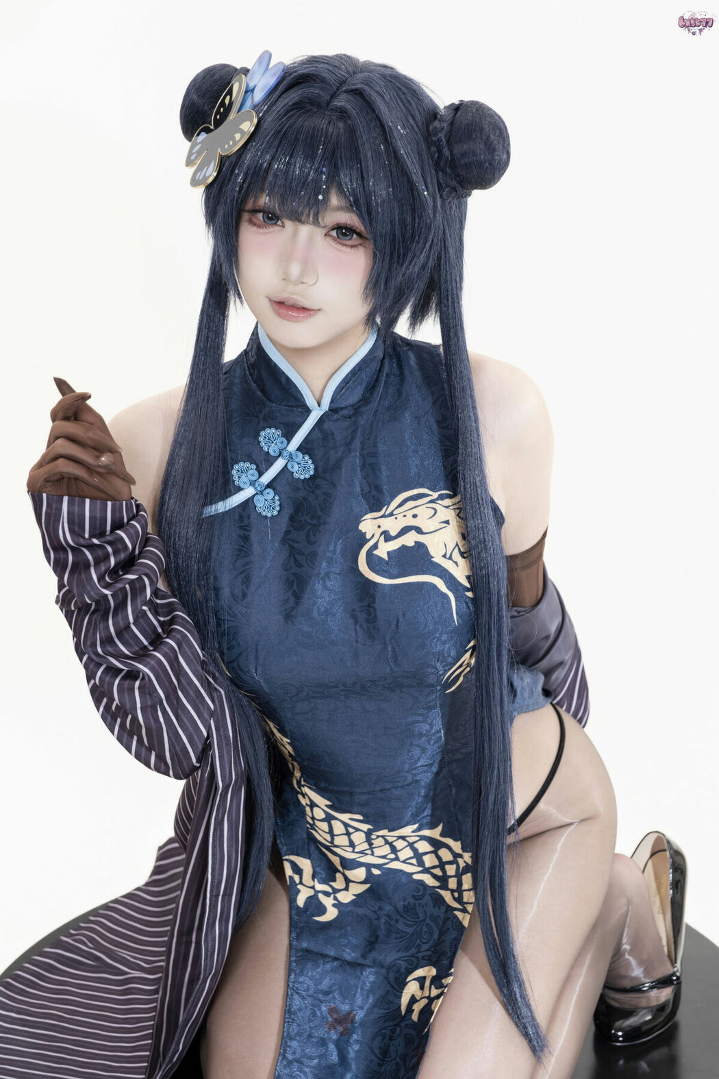 Coser@柒柒要乖哦 – 蔚蓝档案 妃咲原皮 Part01 (50P)