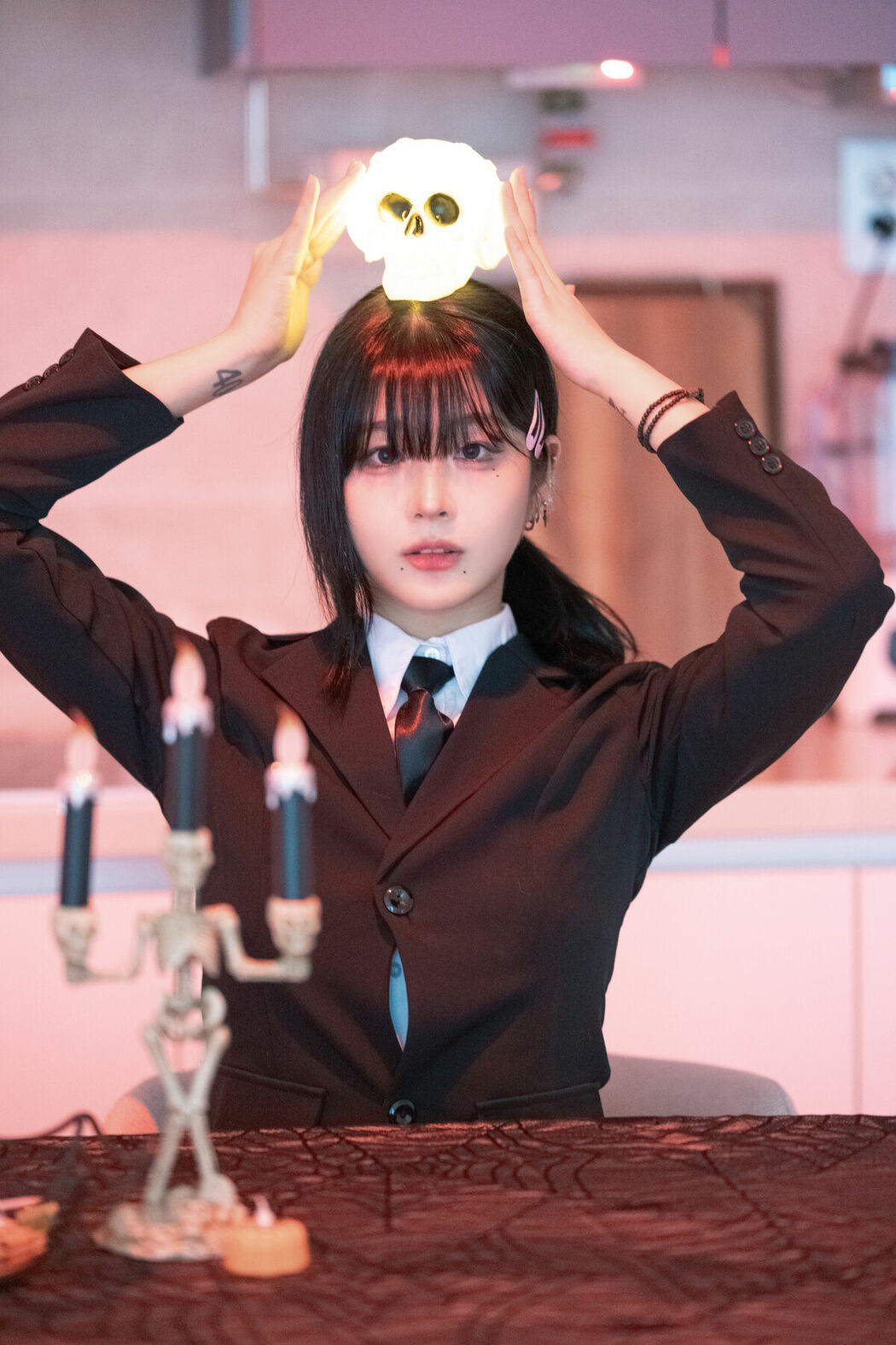 Jang Joo 장주 – Halloween 장주 할로윈 기념 체인소 맨 코베니 코스프레 (73P)