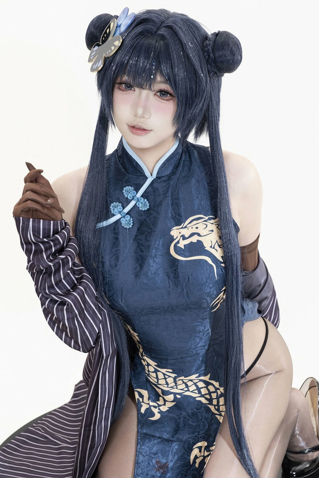 Coser@柒柒要乖哦 – 蔚蓝档案 妃咲原皮 Part01 (50P) Cover Photo