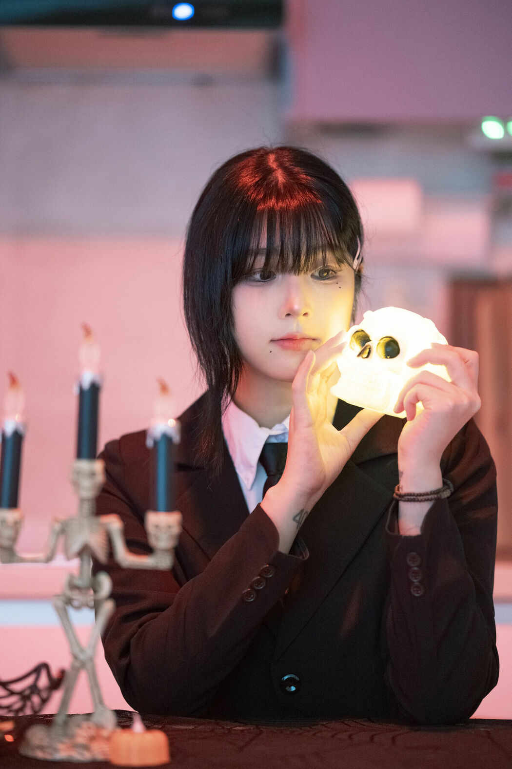 Jang Joo 장주 – Halloween 장주 할로윈 기념 체인소 맨 코베니 코스프레 (73P)