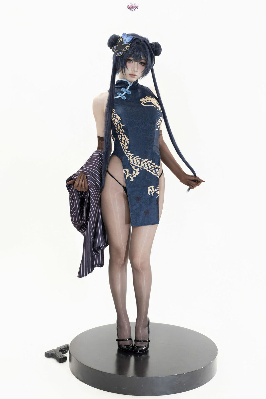 Coser@柒柒要乖哦 – 蔚蓝档案 妃咲原皮 Part01 (50P)