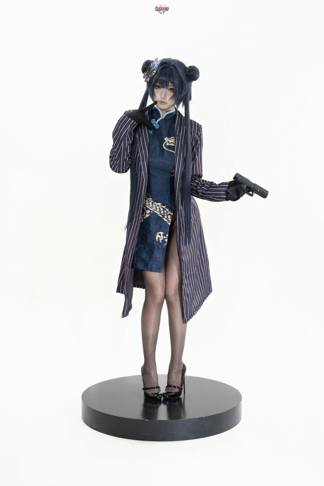 Coser@柒柒要乖哦 – 蔚蓝档案 妃咲原皮 Part01 (50P)