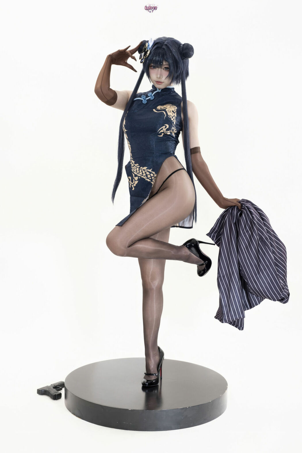 Coser@柒柒要乖哦 – 蔚蓝档案 妃咲原皮 Part02 (49P)