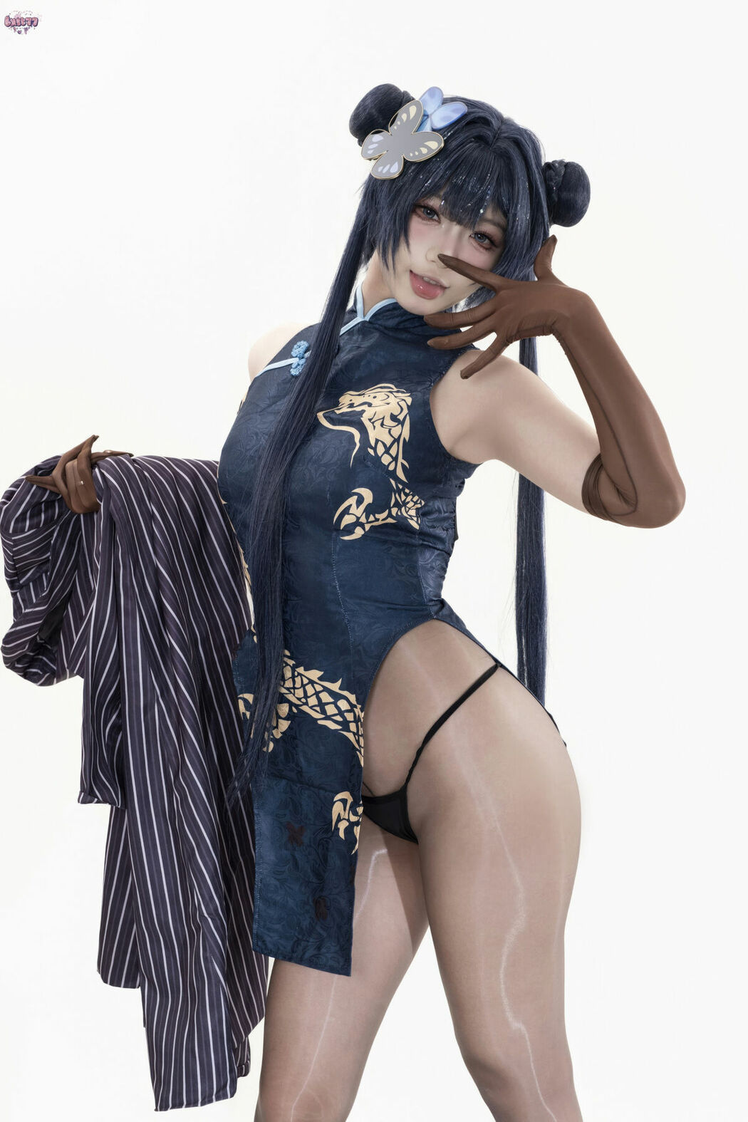 Coser@柒柒要乖哦 – 蔚蓝档案 妃咲原皮 Part02 (49P)