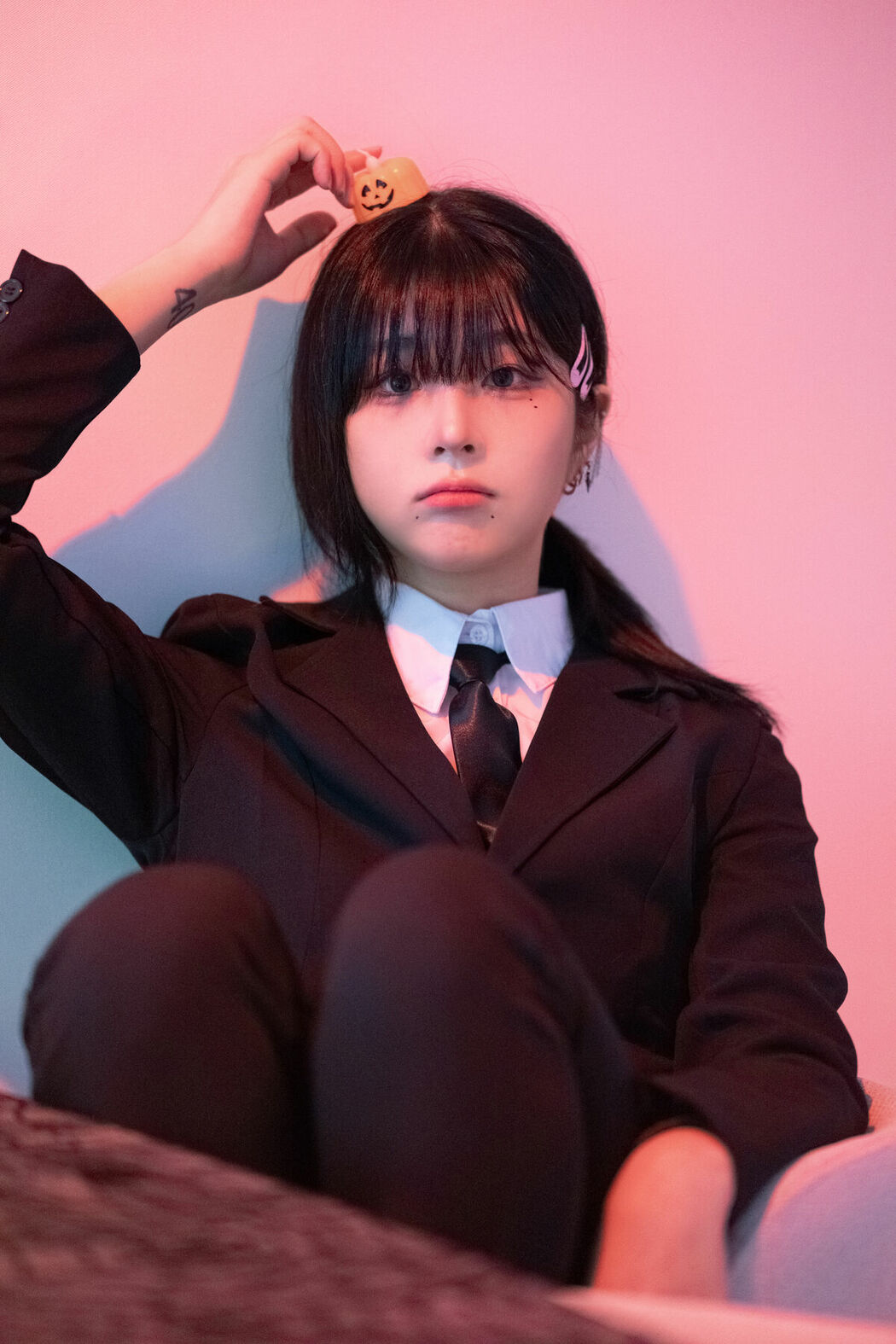 Jang Joo 장주 – Halloween 장주 할로윈 기념 체인소 맨 코베니 코스프레 (73P)